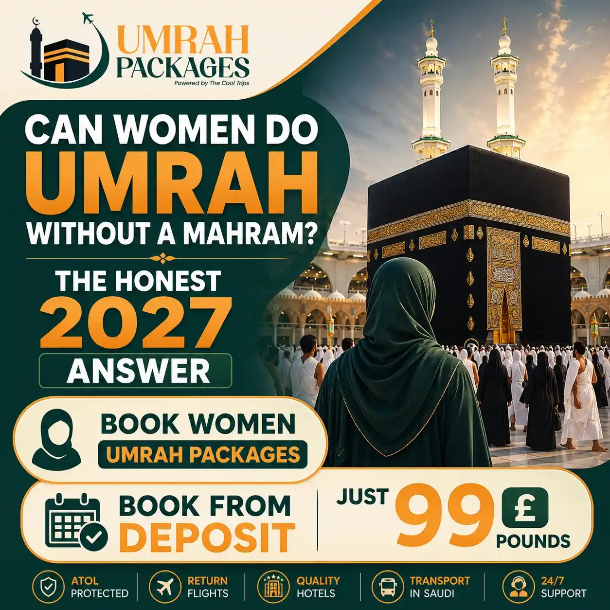 Can Women Do Umrah Without a Mahram? 2027 Rules UK