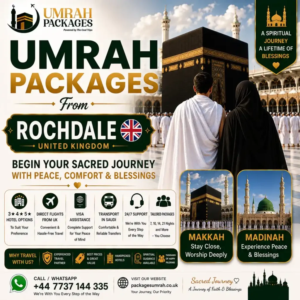 Umrah Packages From Rochdale