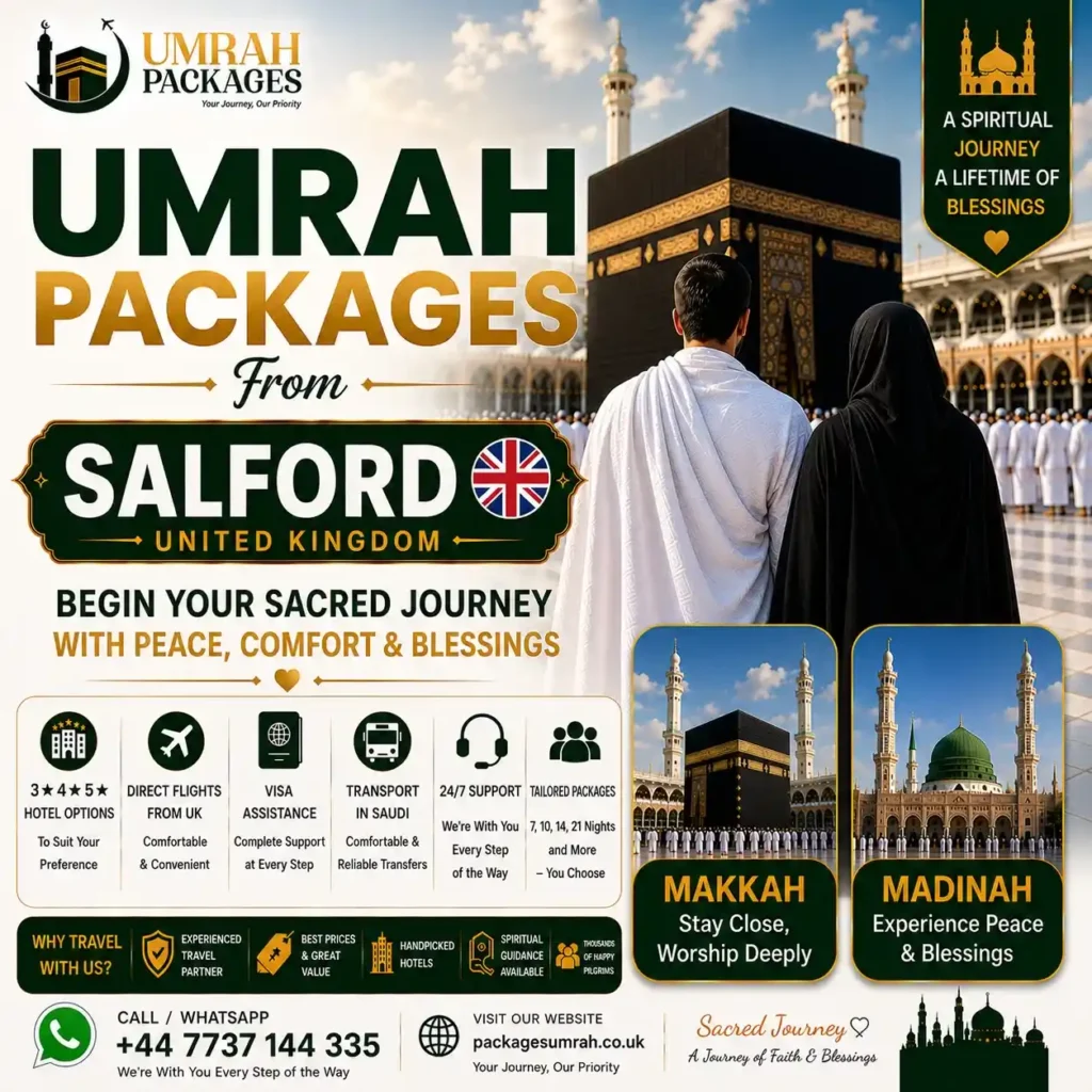 Umrah Packages From Salford