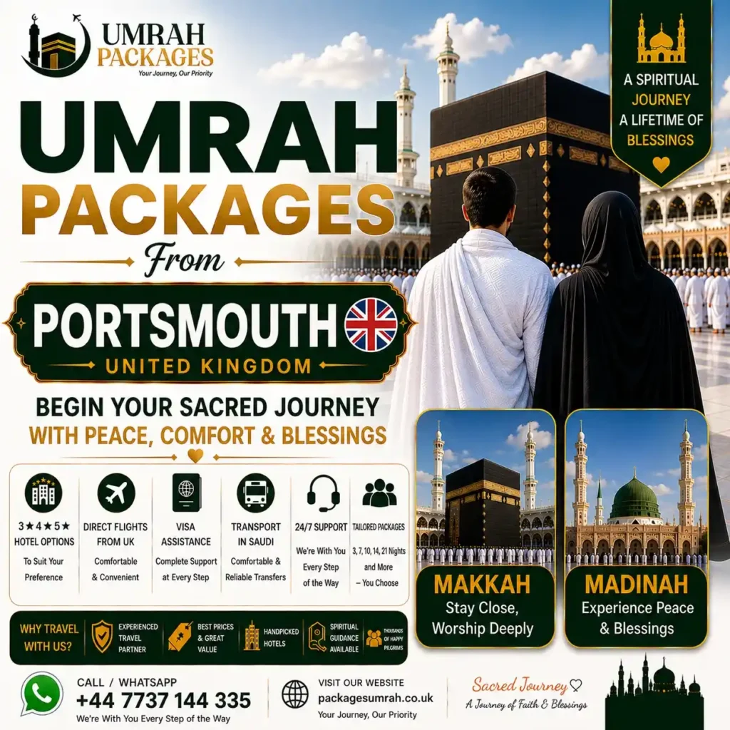 Umrah Packages From Portsmouth